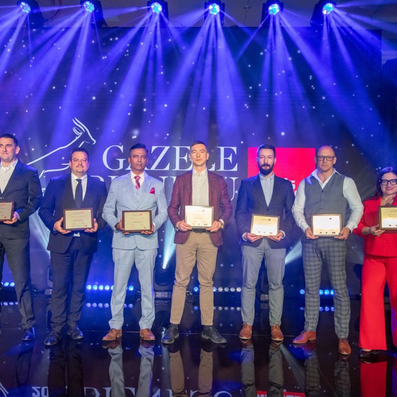 Zespół AstroEnergy na gali Gazele Biznesu